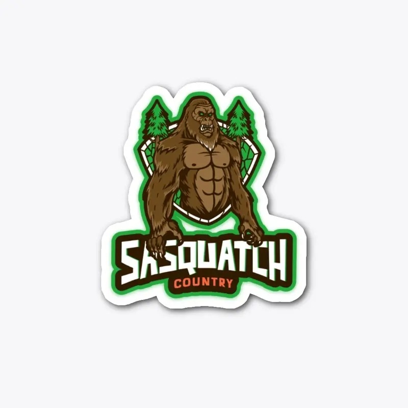 Sasquatch Country Sticker